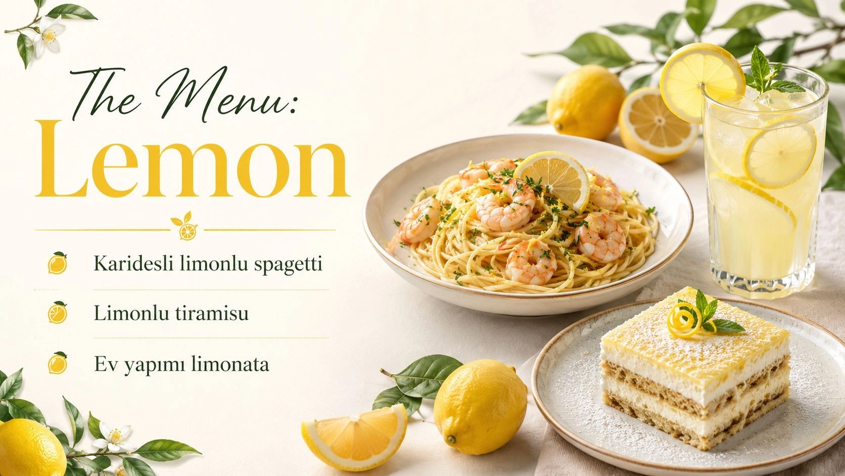 THE MENU: LEMON